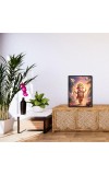 Ganesh Laminated Photo - 5x7 Inches, Divine Blessings for Home & Office and Temple Decoration