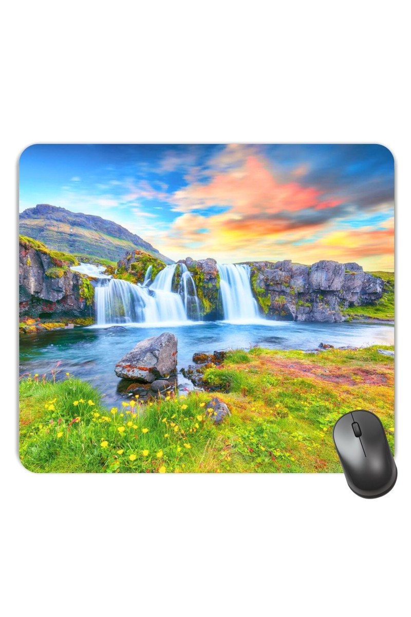 Customized Serenity of Nature Picture Sublimation Mouse Pad | 8 X 7.5 Inch | Smooth Cloth Surface | Non-Slip Rubber Base | Personalized Mousepad for Laptop & Desktop (F17111)