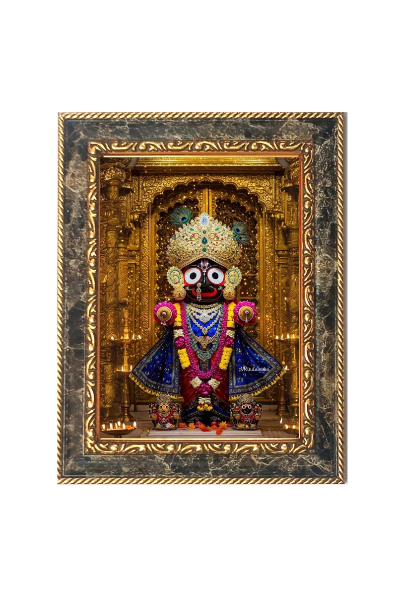 Jai Jagannath Digital Print Photo 6.7x8.7 inches - Vibrant Religious Wall Art for Home or Office Decor.