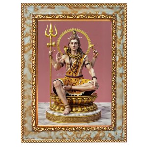 Lord Mahadev Digital Print Photo 6.7x8.7 inches - Vibrant Religious Wall Art for Home or Office Decor. Lord Mahadev Digital Print Photo 6.7x8.7 inches - Vibrant Religious Wall Art for Home or Office Decor.