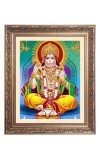 Sri hanuman Big Photo Frame - 20x24 Inches for Home & Office Decoration