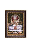 Maa Saraswati Digital Print Photo 14.7x16.7 inches (I6057) - Vibrant Religious Wall Art for Home or Office Decor.