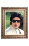 Sri Amitabh Bachchan Big Photo Frame - 22x26 Inches for Home & Office Decoration
