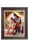 Lord Shiv With Maa Parvati Big Photo Frame - 18x22 Inches for Home & Office Decoration