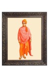 Swami Vivekananda Big Photo Frame - 16x20 Inches for Home & Office Decoration