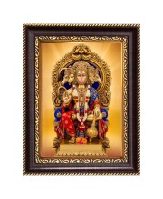 Lord Hanuman Ji Digital Print Photo 14.7x16.7 inches (I6084) - Vibrant Religious Wall Art for Home or Office Decor.