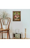 Hitech Sales Shiva,Durga, Kratick & Ganesh Photo Frame/Golden Frame/Laminated Photo/Front Glass/Size 10 x 8 Inch