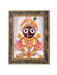 Jai Jagannath Digital Print Photo 10.7x12.7 inches (I6086) - Vibrant Religious Wall Art for Home or Office Decor.