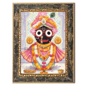 Jai Jagannath Digital Print Photo 6.7x8.7 inches - Vibrant Religious Wall Art for Home or Office Decor.