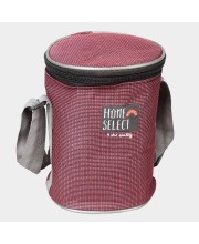 Steel Lunch Box, 3 Containers and 1 Bag, 1Bag, 3 Containers