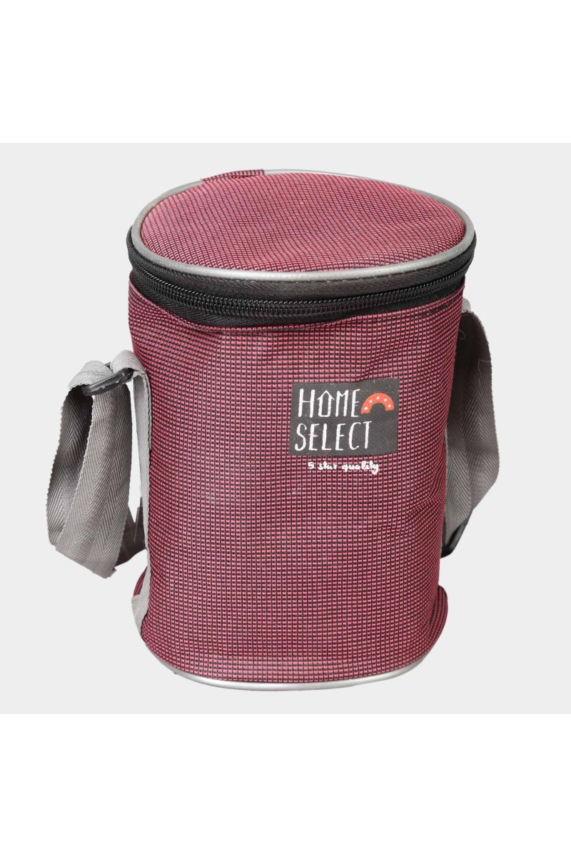 Steel Lunch Box, 3 Containers and 1 Bag, 1Bag, 3 Containers