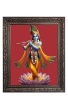 Sri Krishna Big Photo Frame - 20x24 Inches for Home & Office Decoration