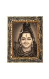 Har Har Mahadev Digital Print Photo 10.7x12.7 inches (I6049) - Vibrant Religious Wall Art for Home or Office Decor.