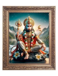 Sri haniman Big Photo Frame - 18x22 Inches for Home & Office Decoration