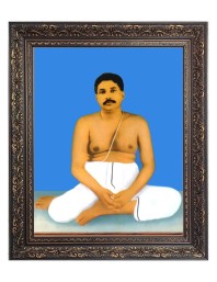 Sri Sri Anukul Thakur Big Photo Frame - 16x20 Inches for Home & Office Decoration