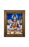 Hi Tech Sales Shankar Bhole Nath Laminated Photo Frame || For table, Study & living room, gifts,Puja : Divine Blessings for Your Home || PVC Frame & Face Glass (7 x 9 inch) (10 * 12)