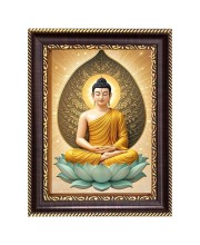 Buddhism Digital Print Photo 10.7x12.7 inches (I6041) - Vibrant Religious Wall Art for Home or Office Decor.
