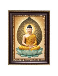 Buddhism Digital Print Photo 8.7x10.7 inches (I6041) - Vibrant Religious Wall Art for Home or Office Decor.