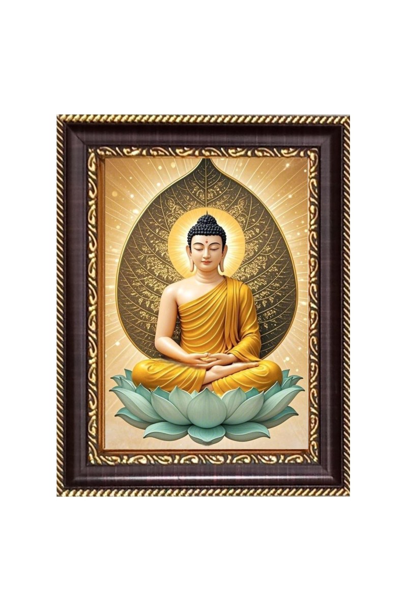 Buddhism Digital Print Photo 10.7x12.7 inches (I6041) - Vibrant Religious Wall Art for Home or Office Decor.