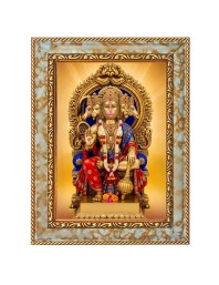 Lord Hanuman Ji Digital Print Photo 6.7x8.7 inches - Vibrant Religious Wall Art for Home or Office Decor.