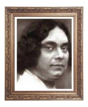 Sri Kaji Najrul Islam Big Photo Frame - 16x20 Inches for Home & Office Decoration