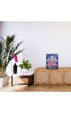Lakshmi Laminated Photo - 5x7 Inches, Divine Blessings for Home & Office and Temple Decoration