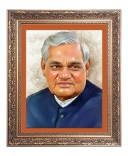 Sir Atal Bihari Bajpayee Big Photo Frame - 22x26 Inches for Home & Office Decoration