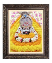 God Khatu Shyam Big Photo Frame - 16x20 Inches for Home & Office Decoration