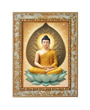 Buddhism Digital Print Photo 10.7x12.7 inches (I6039) - Vibrant Religious Wall Art for Home or Office Decor.