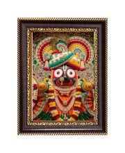 Jai Jagannath Digital Print Photo 10.7x12.7 inches (I6038) - Vibrant Religious Wall Art for Home or Office Decor.