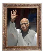 Sri Lal Krishna Advani Big Photo Frame - 16x20 Inches for Home & Office Decoration