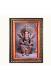Sri Ganesh Color Photo 10x14 Inch - Vibrant Religious Wall Art for Home or Office Decor.