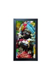 Hitech Sales Banke Bihari Lord Krishna Vrindavan Religion Photo Frame With Acrylic Sheet For Temple, Office, Home Decorating (39.5 x 24.3 Cm)