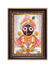 Jai Jagannath Digital Print Photo 10.7x12.7 inches (I6087) - Vibrant Religious Wall Art for Home or Office Decor.