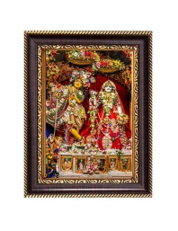 Lord Radha Krishna Digital Print Photo 8.7x10.7 inches (I6132) - Vibrant Religious Wall Art for Home or Office Decor.