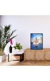 Ganga Laminated Photo - 7x9 Inches, Divine Blessings for Home & Office and Temple Decoration