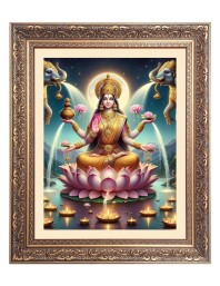 Maa ganga Big Photo Frame - 16x20 Inches for Home & Office Decoration