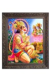 Sri hanuman Big Photo Frame - 16x20 Inches for Home & Office Decoration
