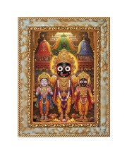 Jai Jagannath Digital Print Photo 10.7x12.7 inches (I5991) - Vibrant Religious Wall Art for Home or Office Decor.