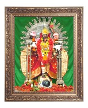 Maa Dakshineswar Kali Big Photo Frame - 16x20 Inches for Home & Office Decoration