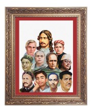 Best Authors Of Bengal Big Photo Frame - 16x20 Inches for Home & Office Decoration