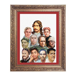 Best Authors Of Bengal Big Photo Frame - 24x28 Inches for Home & Office Decoration