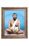 Sri Ramakrishna Paramahansa Big Photo Frame - 18x22 Inches for Home & Office Decoration