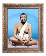 Sri Ramakrishna Paramahansa Big Photo Frame - 16x20 Inches for Home & Office Decoration