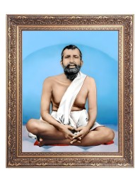 Sri Ramakrishna Paramahansa Big Photo Frame - 20x24 Inches for Home & Office Decoration