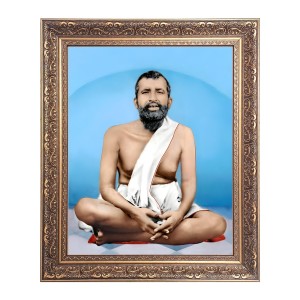 Sri Ramakrishna Paramahansa Big Photo Frame - 20x24 Inches for Home & Office Decoration