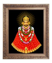 Shree Khatu Shyam Big Photo Frame - 24x28 Inches for Home & Office Decoration