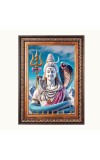 Lord Shiva Color Photo 10x14 Inch - Vibrant Religious Wall Art for Home or Office Decor.