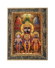 Jai Jagannath Digital Print Photo 10.7x12.7 inches (I5992) - Vibrant Religious Wall Art for Home or Office Decor.