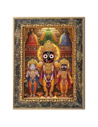 Jai Jagannath Digital Print Photo 6.7x8.7 inches - Vibrant Religious Wall Art for Home or Office Decor.